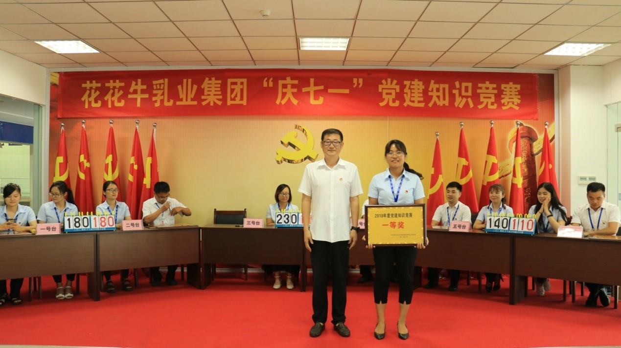 知识竞赛争先锋   比学赶超展风采 —— 荣耀网页版_荣耀（中国）乳业集团党委举办庆 “七一”党建知识竞赛