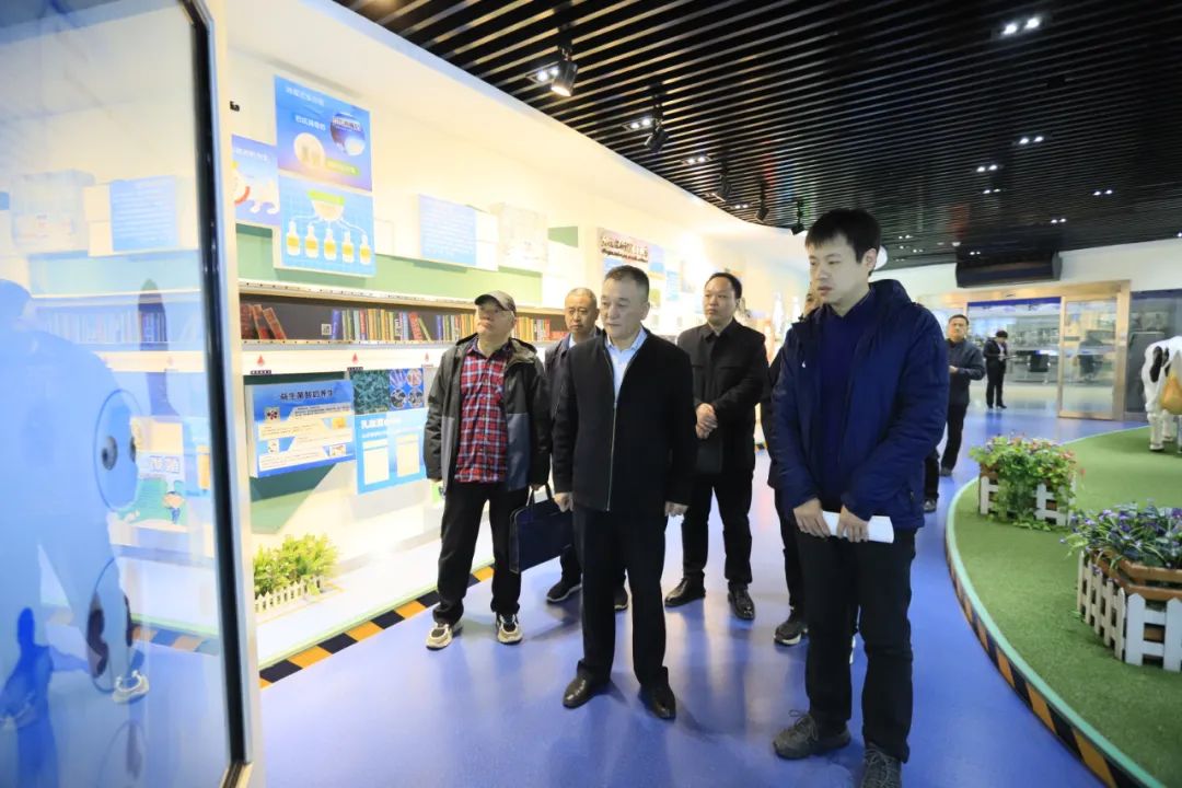 河南省发展改革委价调处副处长马冰一行莅临荣耀网页版_荣耀（中国）乳业集团参观调研