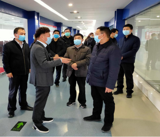 省委统战部副部长张红林一行莅临荣耀网页版_荣耀（中国）乳业集团 调研复工复产暨二七区民营经济发展工作座谈会