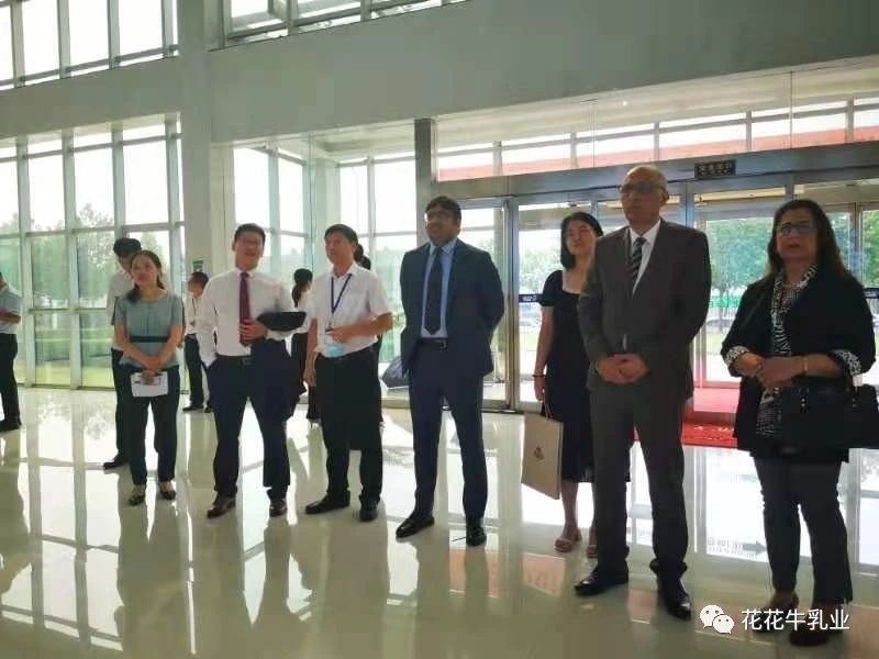 巴基斯坦驻华大使莫因·哈克 莅临荣耀网页版_荣耀（中国）乳业集团参观访问