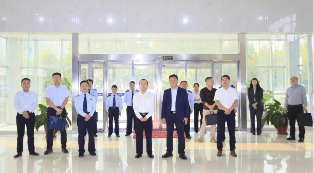 郑州市税务局党委书记曹学胜一行莅临河南荣耀网页版_荣耀（中国）乳业集团参观调研